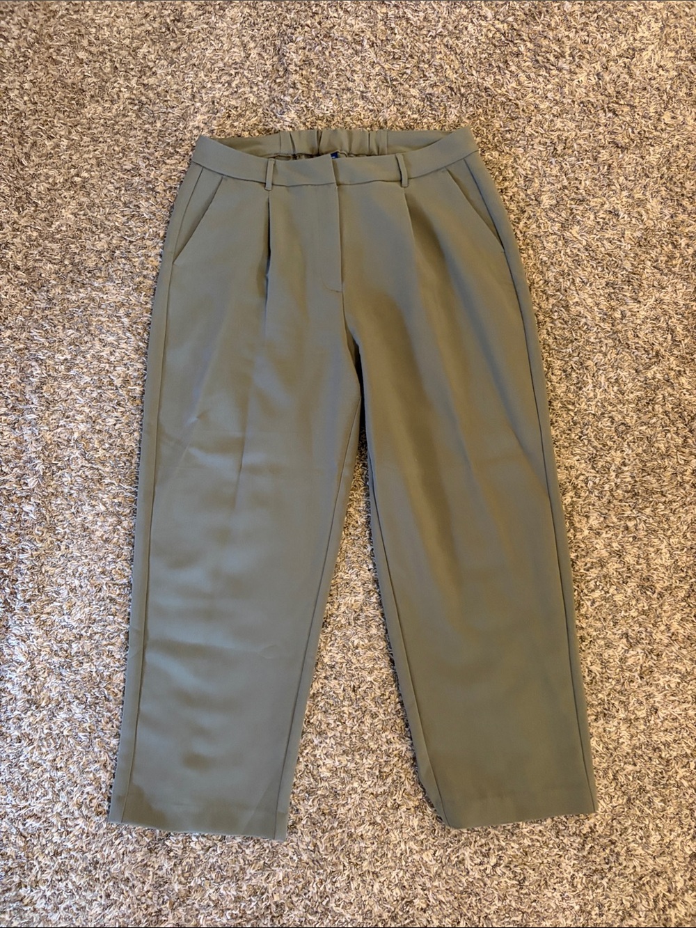 Old Navy Olive Taylor Extra Wide Leg Trouser
